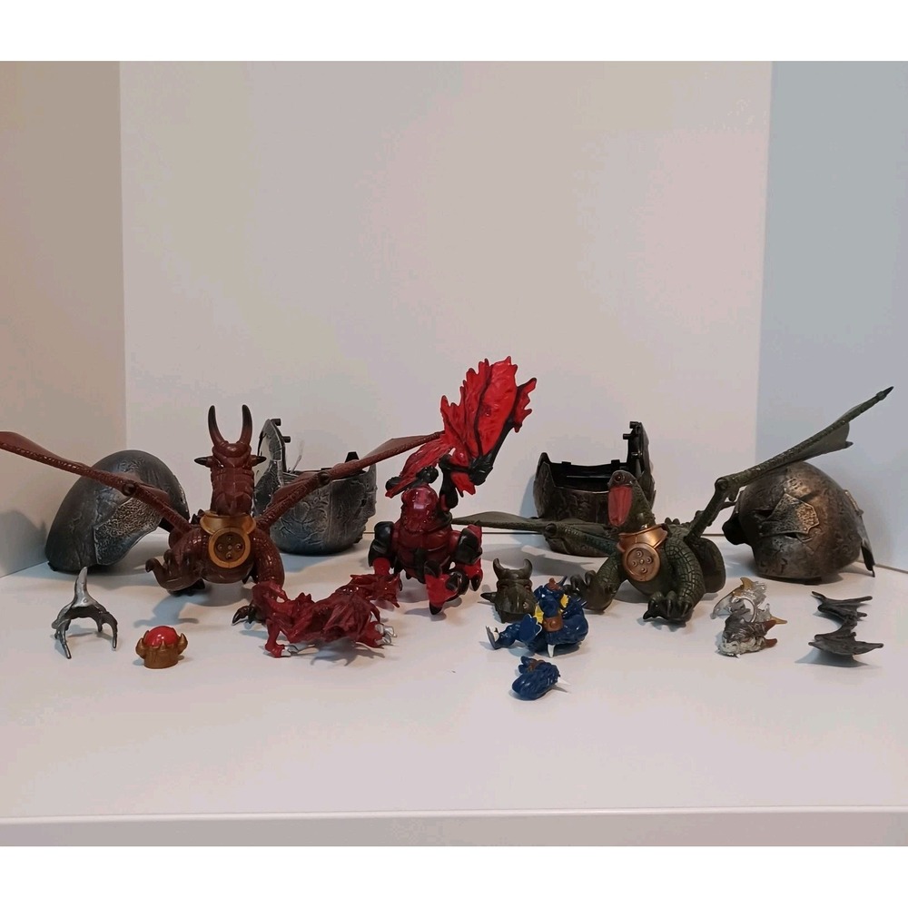 LOT Mega Bloks Dragons Broken Pieces Eggs‎ Vintage